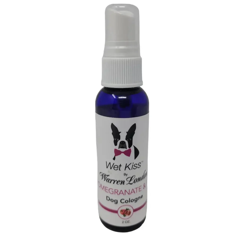 Pomegranate & Fig WET KISS by Warren London Long Lasting Pet Dog Cologne 2oz.